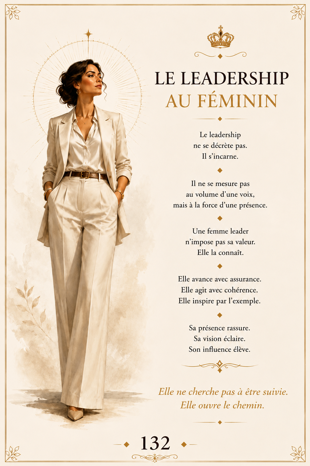Page 132 du livre — Le Leadership au féminin